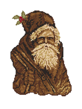 "Here Comes Santa- TAKE 2" -Cross Stitch Pattern- Printed And Mailed